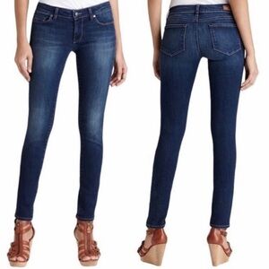 PAIGE Dark Blue Skinny Jeans